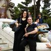 Us with Gaudi Dragon, Parc Guell