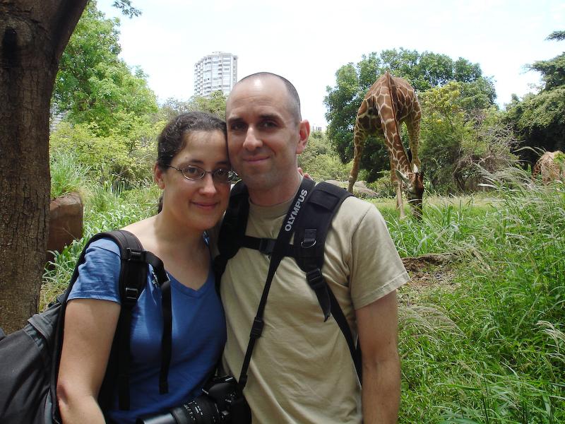 Us at the Honolulu Zoo, Oahu