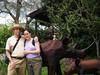 Us at the Serengeti Visitor's Centre