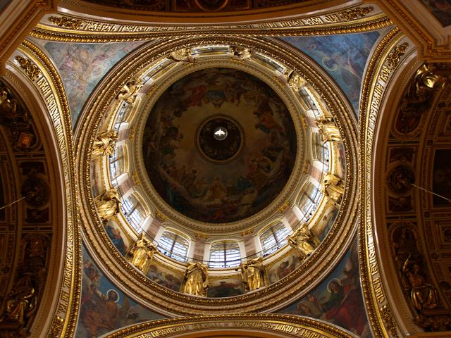 Dome of St. Isaac's Cathedral, St. Petersburg